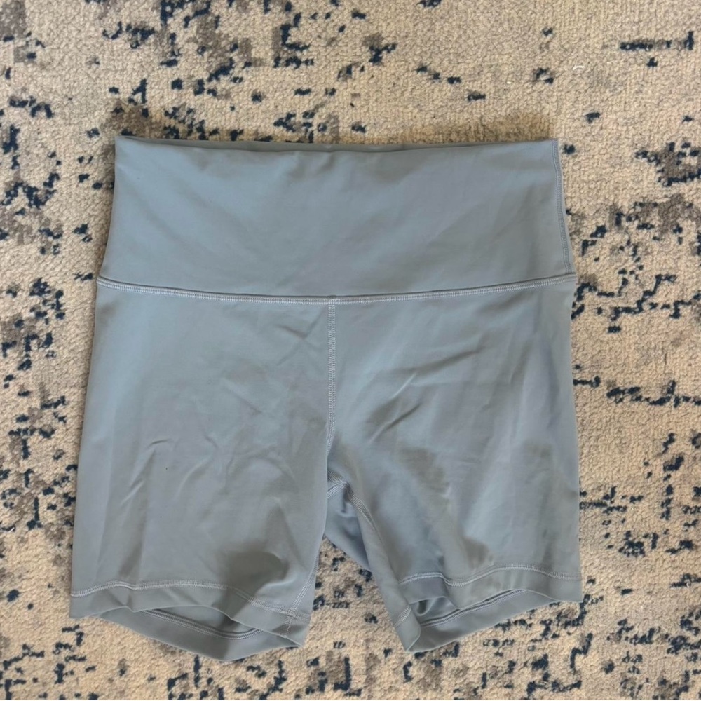 Women's Gray High-Waisted Shorts